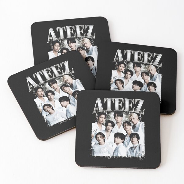 Item preview, ATEEZ Kpop Group Retro Vintage Style  designed and sold by ScottMi3981125.