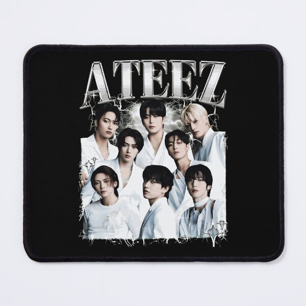Item preview, ATEEZ Kpop Group Retro Vintage Style designed and sold by ScottMi3981125.