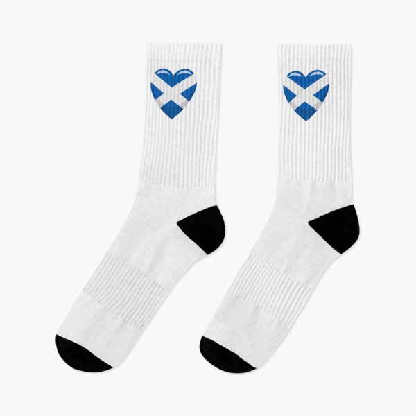 Item preview, Scotland Flag Heart / I Love Scotland (On White) designed and sold by STUDIO-72.