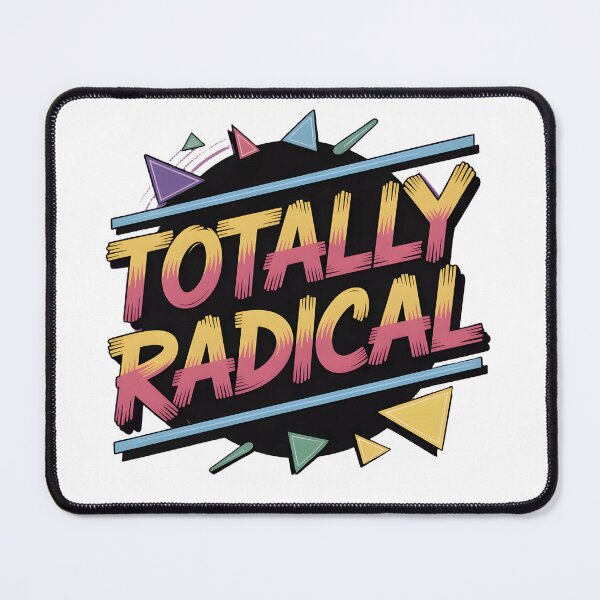Item preview, Totally Radical Retro 80s 90s Vintage Slang Typography designed and sold by ART BOND.