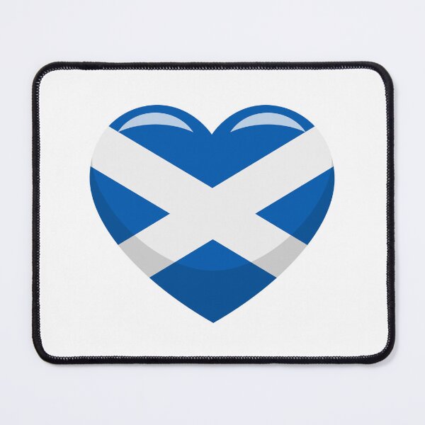 Item preview, Scotland Flag Heart / I Love Scotland (On White) designed and sold by STUDIO-72.
