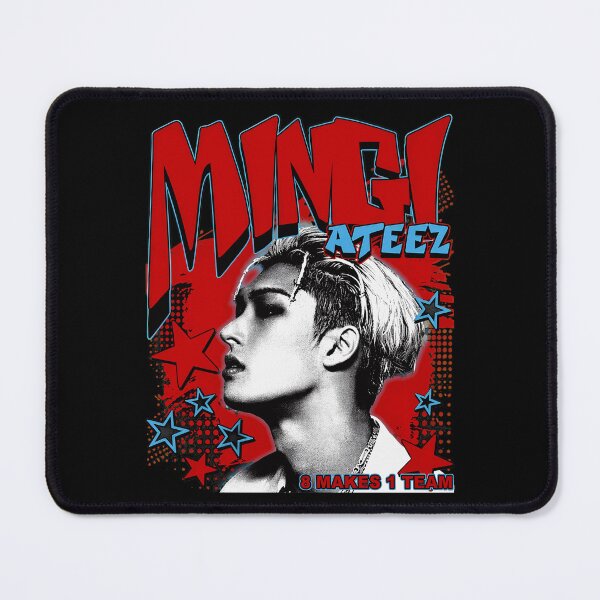 Item preview, ATEEZ Mingi Retro Comic Style K-Pop designed and sold by TerryTa6094853.