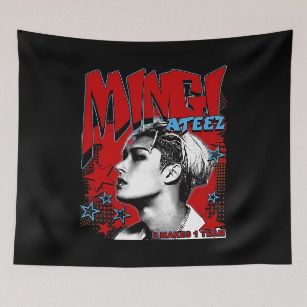 Item preview, ATEEZ Mingi Retro Comic Style K-Pop  designed and sold by TerryTa6094853.