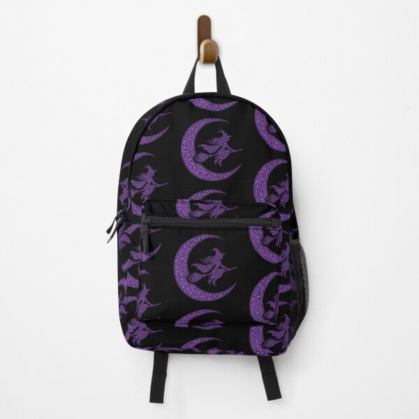 Item preview, Halloween Witch Dot Art Crescent Moon designed and sold by NSB-Design.