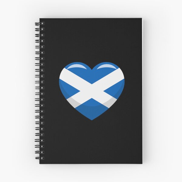 Item preview, Scotland Flag Heart / I Love Scotland (On Black) designed and sold by STUDIO-72.
