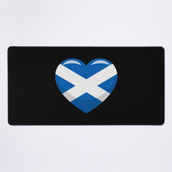 Item preview, Scotland Flag Heart / I Love Scotland (On Black) designed and sold by STUDIO-72.
