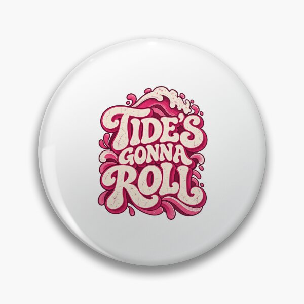 Item preview, Tide's Gonna Roll Retro Vintage Wave Typography Design designed and sold by SmithOscarShop.