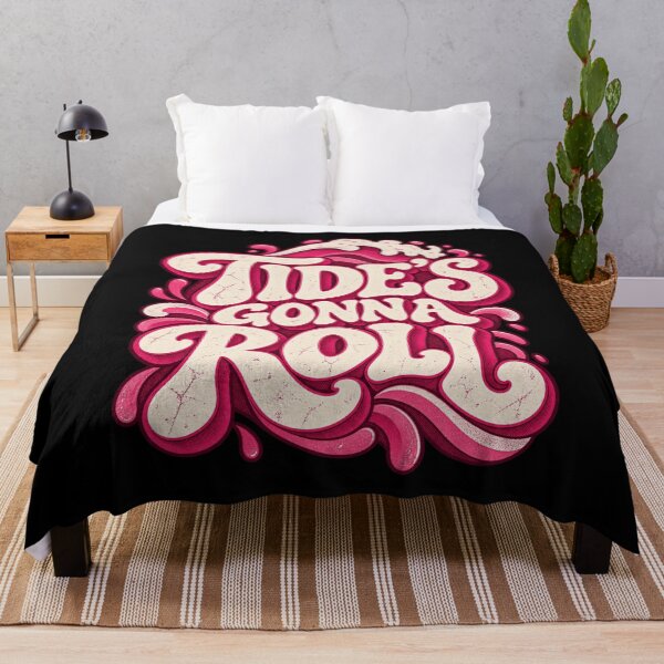 Item preview, Tide's Gonna Roll Retro Vintage Wave Typography Design designed and sold by SmithOscarShop.