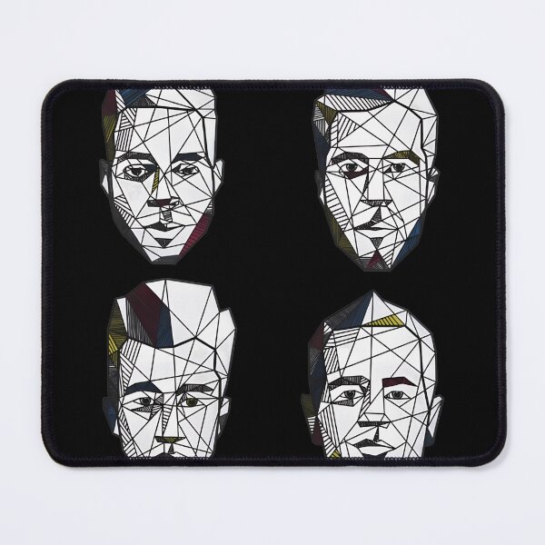 Item preview, Geometric Wireframe Face Arrays Abstract designed and sold by Greatstfgreen.