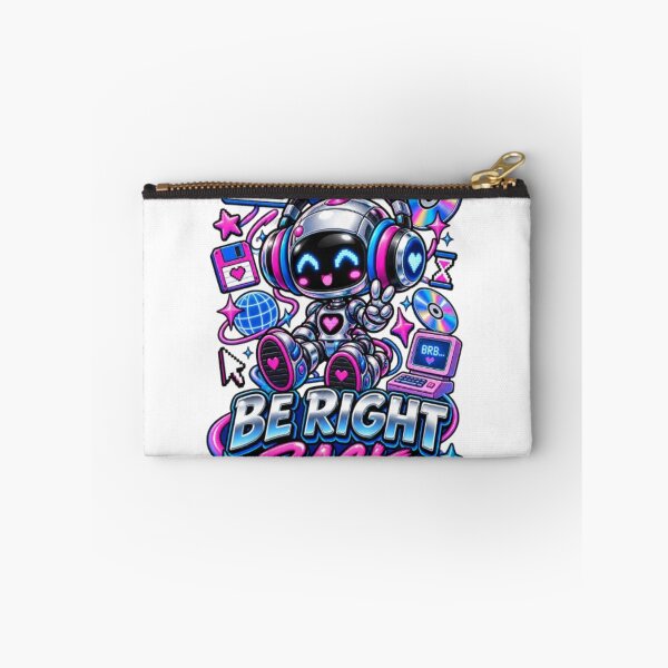 Item preview, Be Right Back Cute Robot Y2K Retro Internet Aesthetic designed and sold by EssentialsWear.
