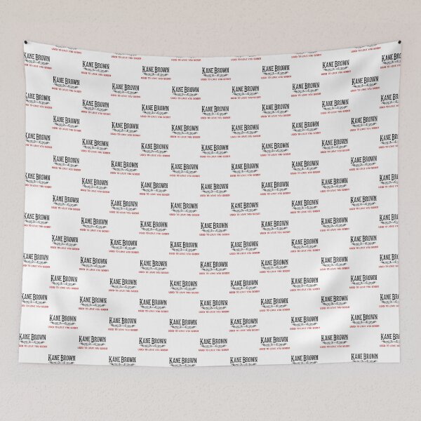 Item preview, Kane Brown Inspired Minimalist White Design for Music Fans designed and sold by CCloud88.