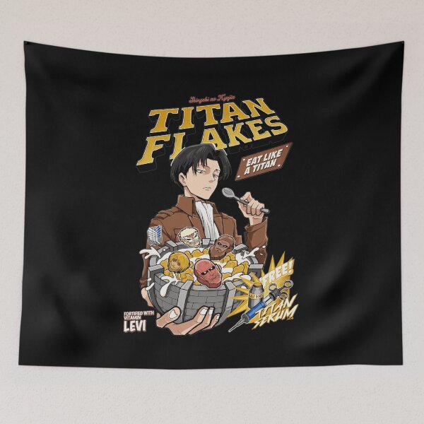 Item preview, Attack on Titan Levi Flakes Cereal Anime  designed and sold by TerryTa6094853.