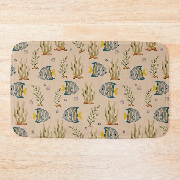 Item preview, Tropical Fish Seaweed Seamless Pattern designed and sold by SheHood.