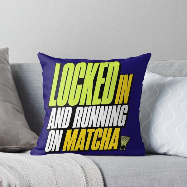 Item preview, Locked In and Running on Matcha — Fall Gym Girlie Typography Tee designed and sold by Fun2Fentastic.