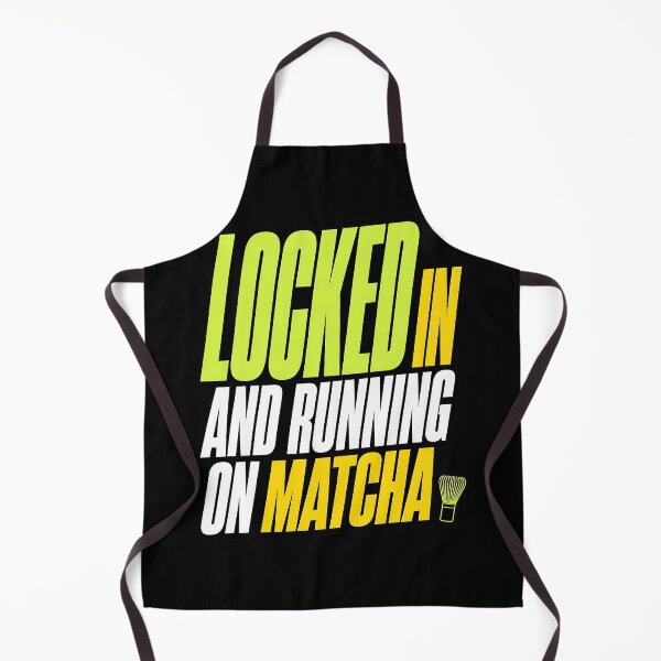 Item preview, Locked In and Running on Matcha — Fall Gym Girlie Typography Tee designed and sold by Fun2Fentastic.