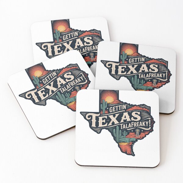 Item preview, Gettin Texas Talafreaky Retro Western Desert designed and sold by KireVeronica.
