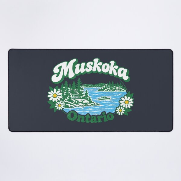 Item preview, Muskoka Cute Groovy Cottage Lake designed and sold by HowToCanadian.