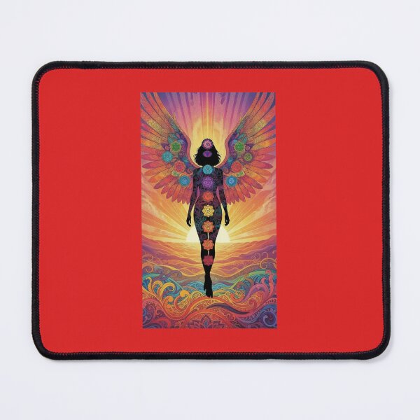 Item preview, Meditating Woman Chakra Symbols designed and sold by Mattigiov.