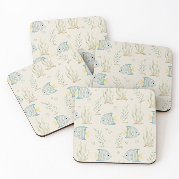 Item preview, Tropical Fish Seaweed Seamless Pattern designed and sold by SheHood.