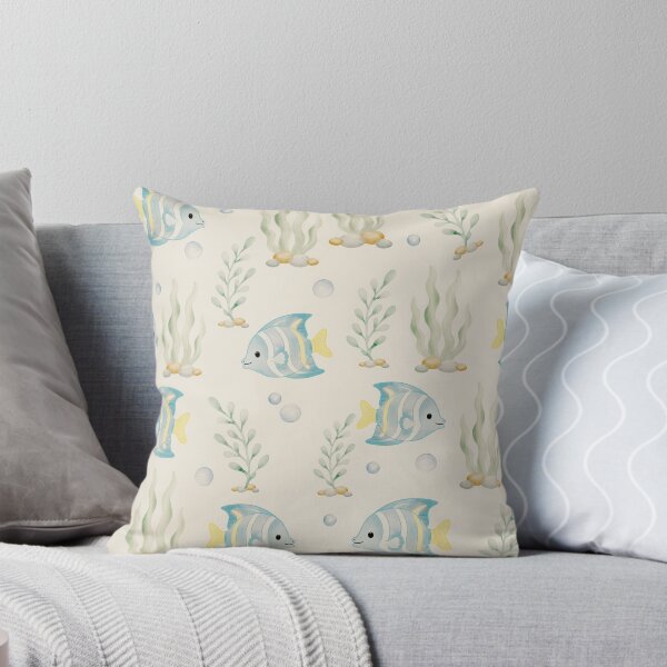 Item preview, Tropical Fish Seaweed Seamless Pattern designed and sold by SheHood.