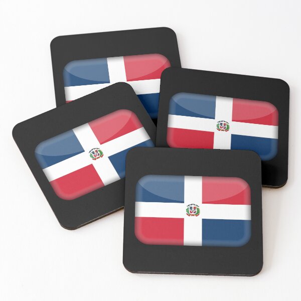 Item preview, Dominican Republic 3D Flag Cultural Identity & Expat Style designed and sold by YAZ.
