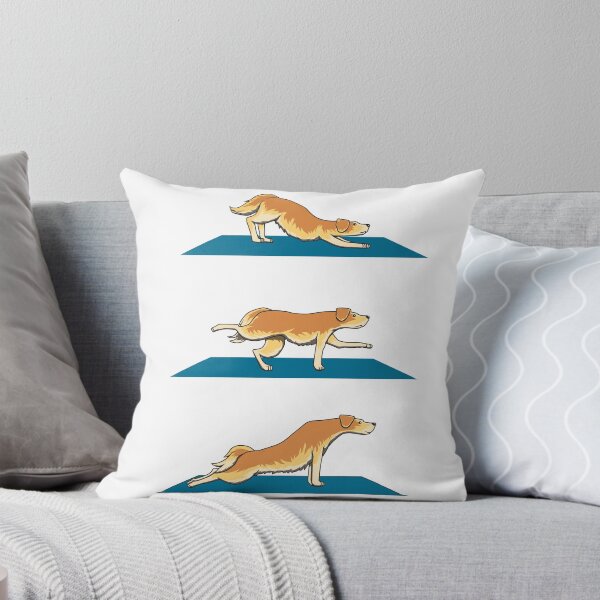 Item preview, Golden Retriever Dog Yoga Positions designed and sold by Jaudaux Designs.