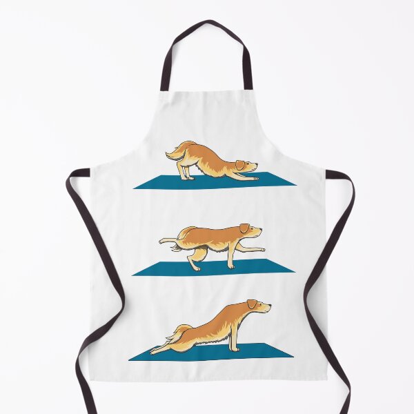 Item preview, Golden Retriever Dog Yoga Positions designed and sold by Jaudaux Designs.