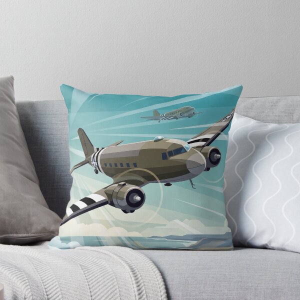 Item preview, Ilustración de la maniobra de inclinación del Douglas C-47 Skytrain designed and sold by Airpower Art.