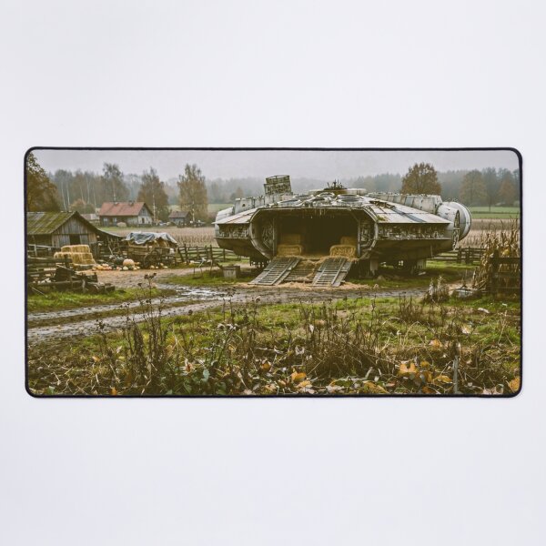 Item preview, Millennium Falcon on Muddy Farm Yard designed and sold by Late Theory.