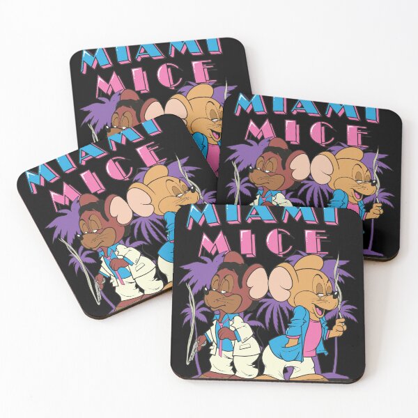 Item preview, Retro Miami Mice 80s Vintage Cartoon Style Art designed and sold by DIANELEMSTER.