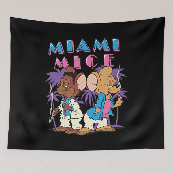 Item preview, Retro Miami Mice 80s Vintage Cartoon Style Art designed and sold by DIANELEMSTER.