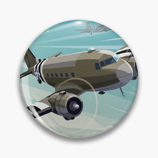 Item preview, Douglas C-47 Skytrain Banking Illustration designed and sold by Airpower Art.