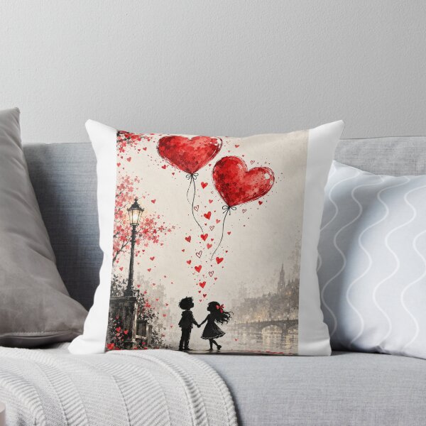 Item preview, Love Beneath Heart Balloons designed and sold by DaryaArtFrance.