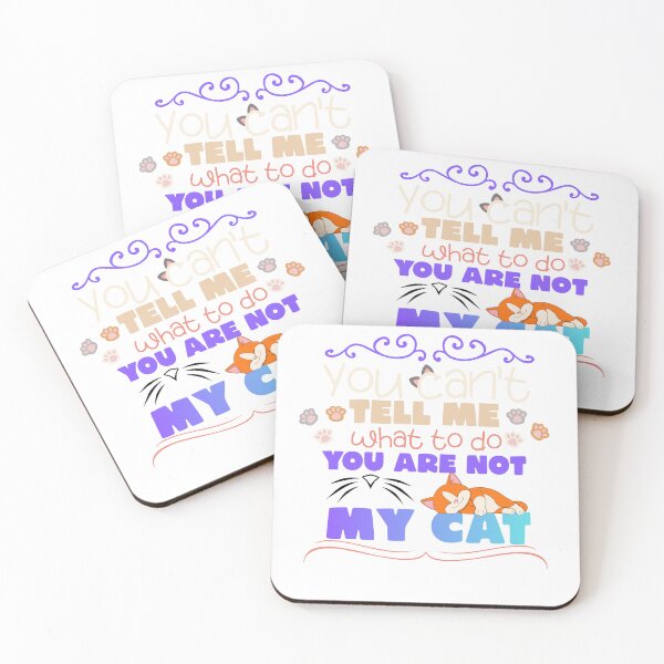 Item preview, Funny Cat T-Shirt - You Can't Tell Me What To Do You Are Not My Cat - Cute Cat Lover Gift, Cat Mom & Cat Dad Shirt, Humorous Pet Graphic Tee designed and sold by MaybeeShirts.
