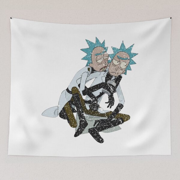 Item preview, Rick Hugging Rick - Alternate Dimension Rick and Morty Fanart  designed and sold by gotoworkea.