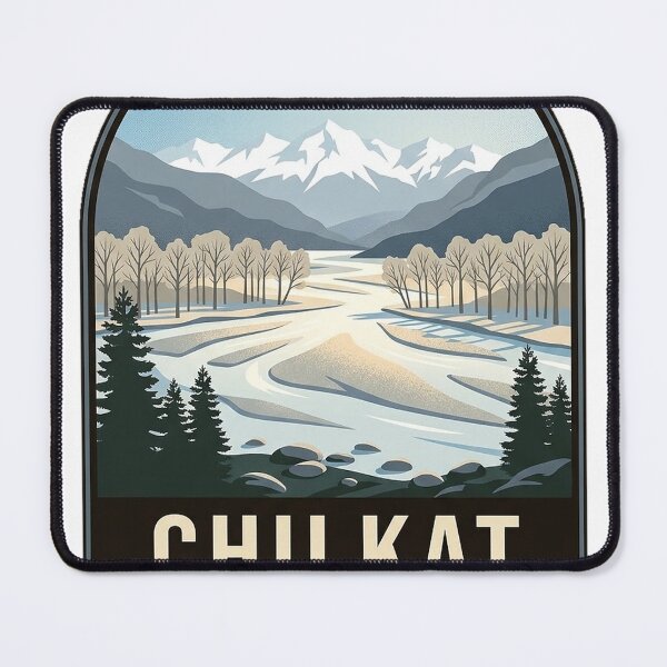 Item preview, Chilkat Bald Eagle Preserve Alaska Vintage Travel Badge Sticker designed and sold by DetourDgn.