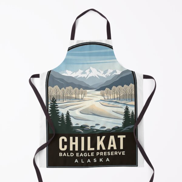 Item preview, Chilkat Bald Eagle Preserve Alaska Vintage Travel Badge Sticker designed and sold by DetourDgn.
