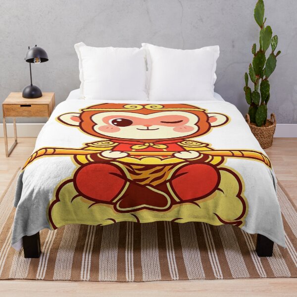 Item preview, Winking Chibi Sun Wukong Meditating Cloud designed and sold by DigArtis.