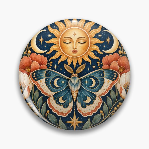 Item preview, Mystic Celestial Moth Botanical designed and sold by Sari Ramayani.
