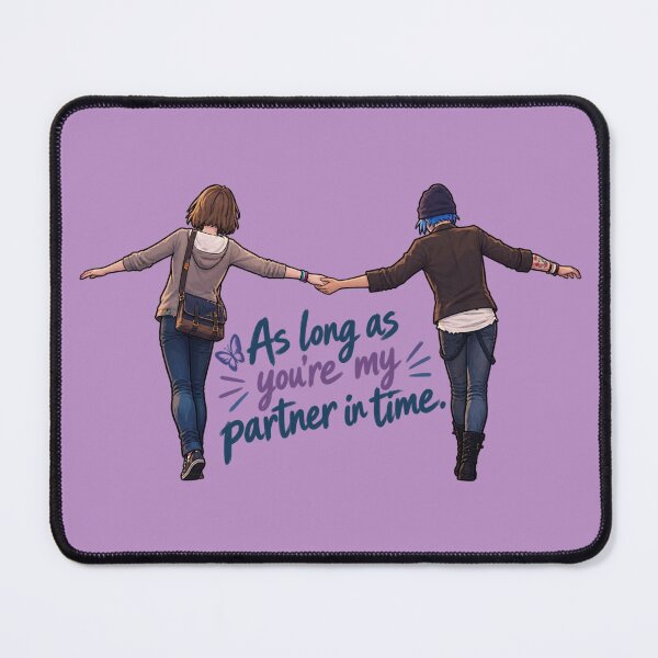 Item preview, Life is Strange - Max and Chloe, 'As Long as Your My Partner in Time.' Print designed and sold by btluvs.