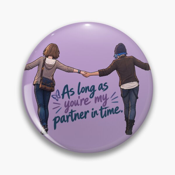 Item preview, Life is Strange - Max and Chloe, 'As Long as Your My Partner in Time.' Print designed and sold by btluvs.