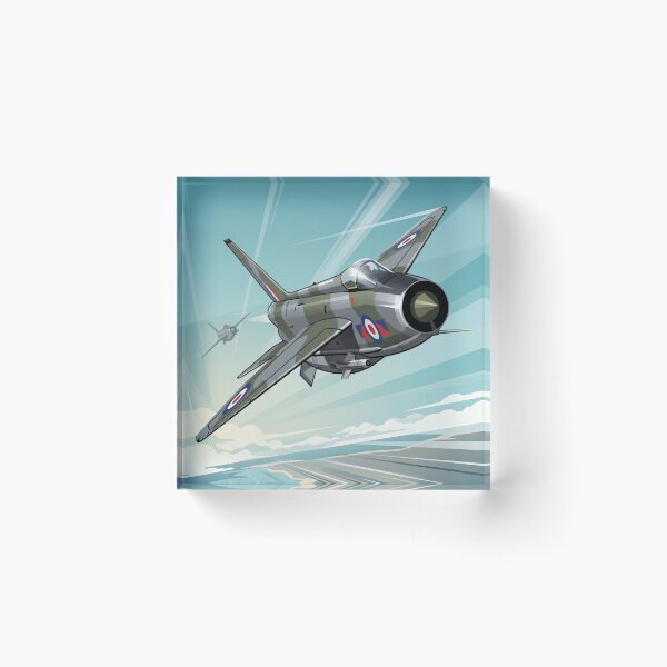 Item preview, RAF English Electric Lightning Banking Illustration designed and sold by Airpower Art.