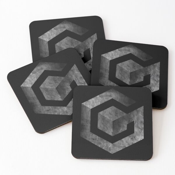 Item preview, Grungy Monochrome Cube designed and sold by ChristianeFonge.