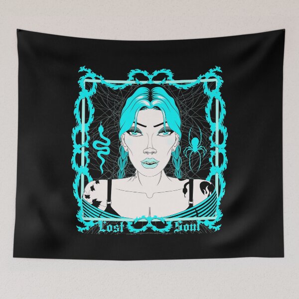 Item preview, Lost Soul | Goth girl with beautiful eyes | Alternative Gothic Altgirl Wicca Illustration designed and sold by ProdbyNiECO.