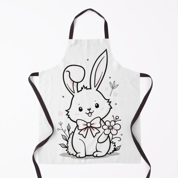 Aperçu de l'œuvre Coquette Bunny Tattoo Flash Design créée et vendue par Qubivibe.