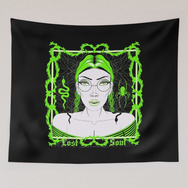 Item preview, Lost Soul | Goth girl with beautiful eyes | Alternative Gothic Altgirl Wicca Illustration designed and sold by ProdbyNiECO.