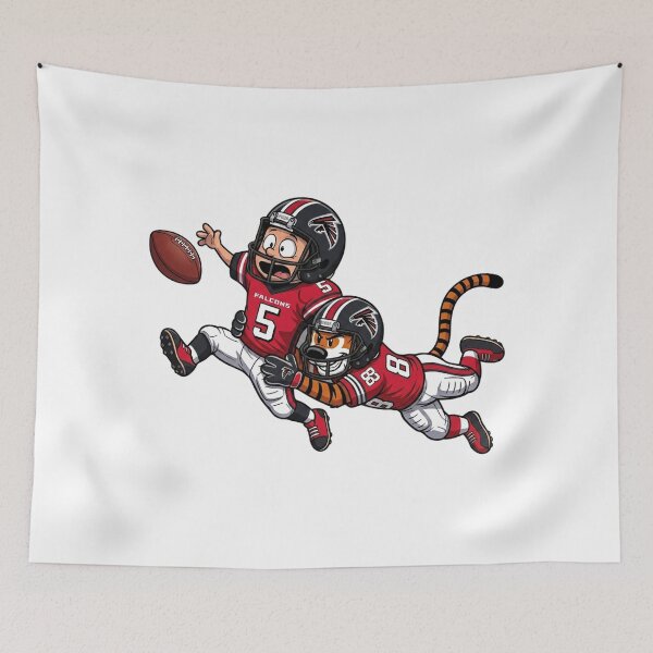 Item preview,  Calvin And Hobbes Atlanta Football Action Fan designed and sold by DamianRoy88.