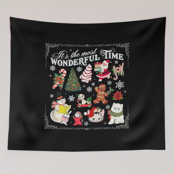 Item preview, It's the Most Wonderful Time Retro Christmas Crew designed and sold by Oswmi16.