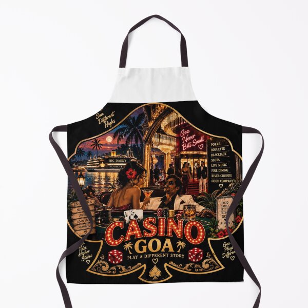 Item preview, Casino Goa — Goa Never Bets Small designed and sold by Goanheartprints.
