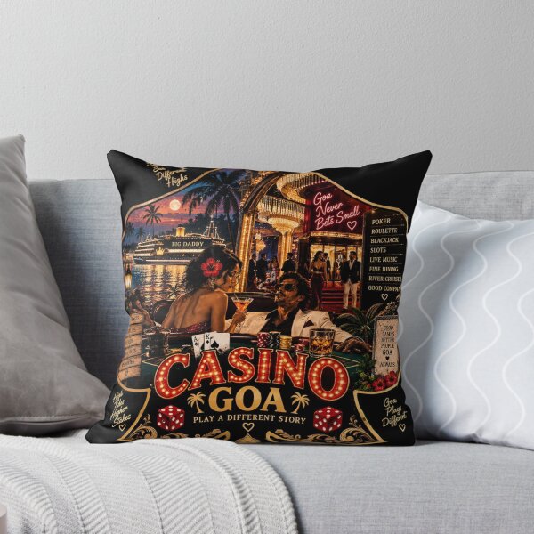 Item preview, Casino Goa — Goa Never Bets Small designed and sold by Goanheartprints.